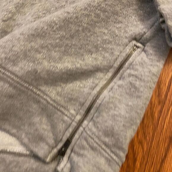 J. Crew Gray Silver Shimmer Sweatshirt Small - Picture 6 of 6